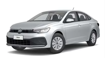 VW Virtus Prata - Frota Médio Porte